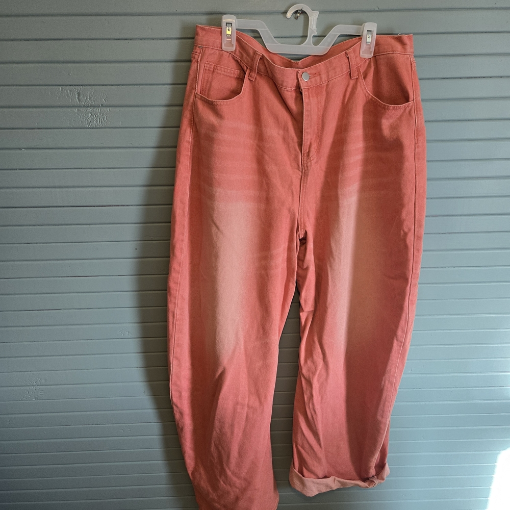 Men's Relaxed Fit Jeans - Coral